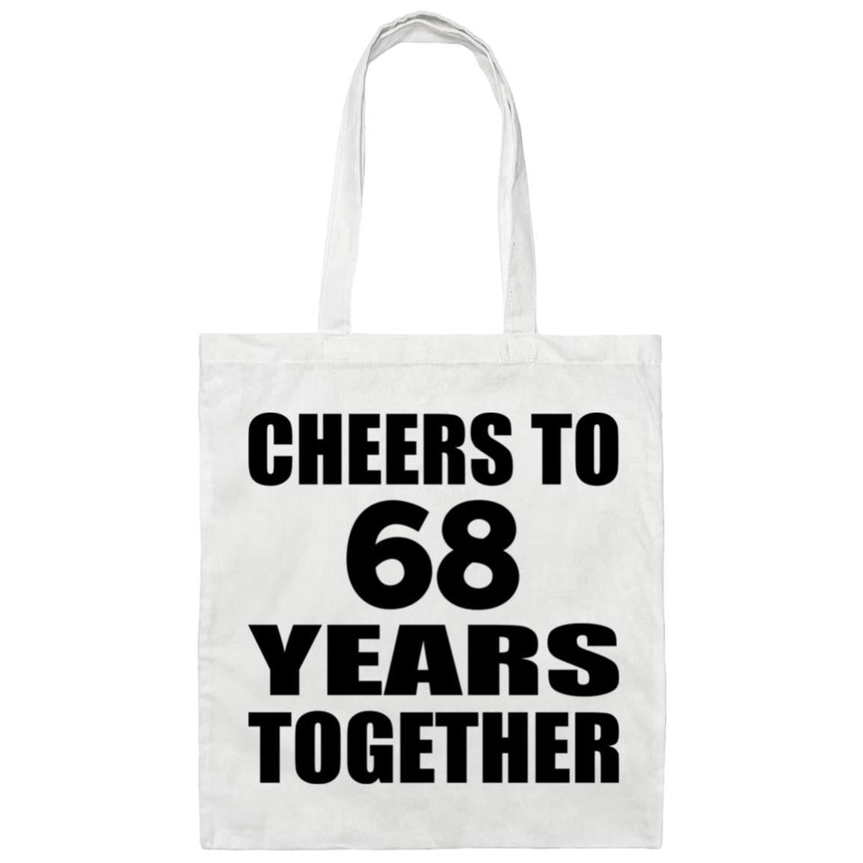 68th Anniversary Cheers To 68 Years Together - Tote Bag White