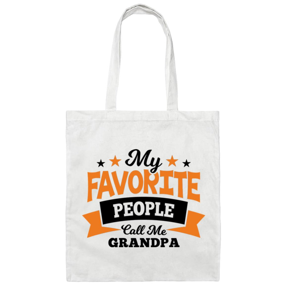 My Favorite People Call Me Grandpa - Tote Bag White