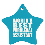 World's Best Paralegal Assistant - Star Ornament
