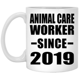 Animal Care Worker Since 2019 - 11oz Coffee Mug