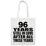 96th Anniversary 96 Years Still In Love After Years - Tote Bag White