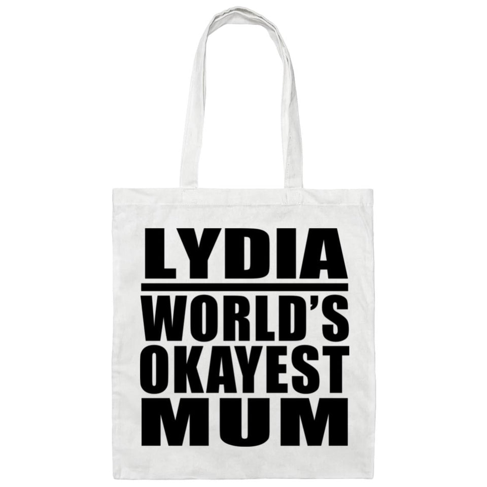 Lydia World's Okayest Mum - Tote Bag White