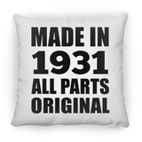 93rd Birthday Made in 1931 All Parts Original - Throw Pillow
