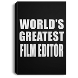 World's Greatest Film Editor - Canvas Portrait