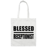 Blessed Receptionist - Tote Bag White