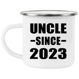 Uncle Since 2023 - 12oz Camping Mug