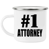 Number One #1 Attorney - 12oz Camping Mug