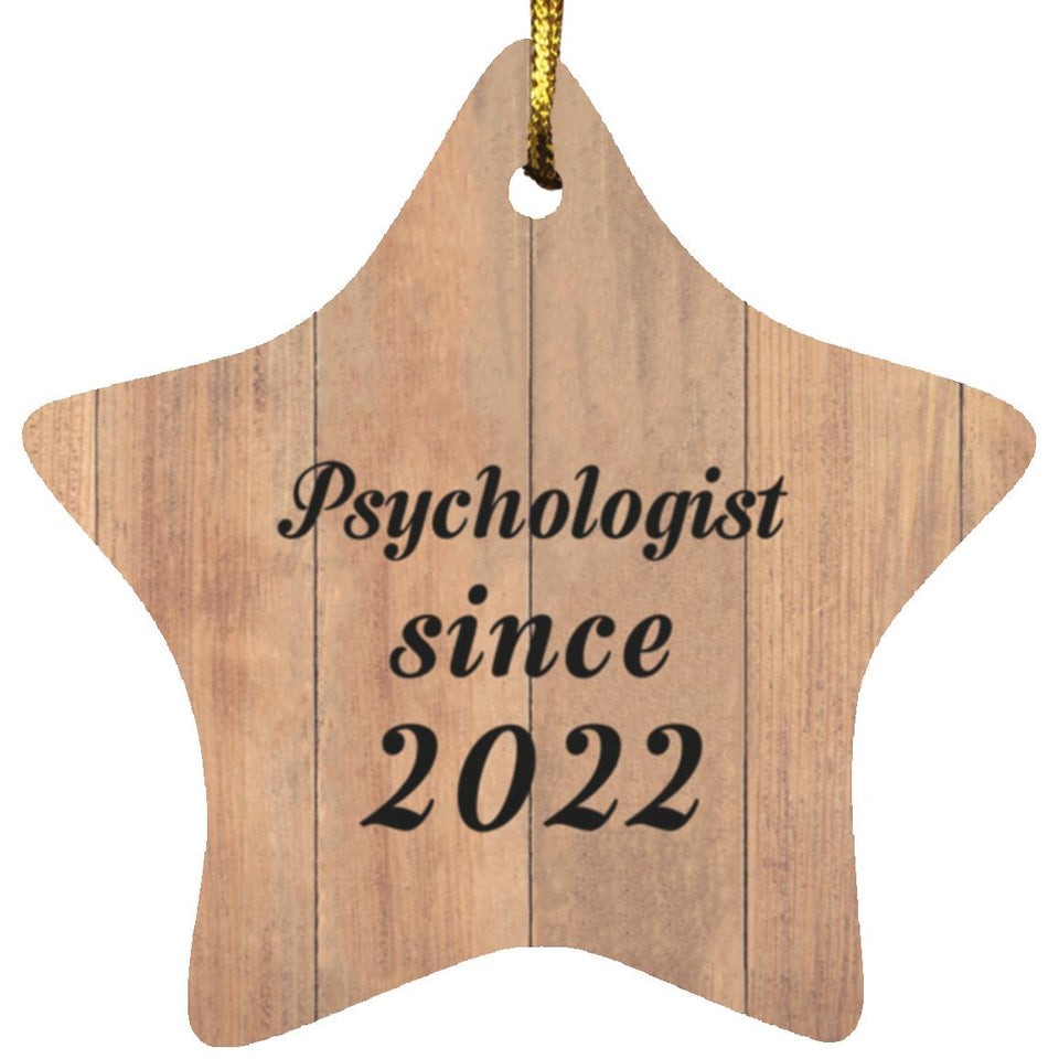 Psychologist Since 2022 - Star Ornament C