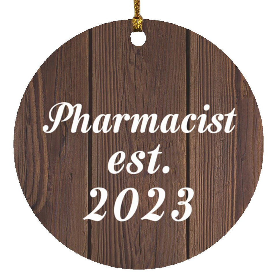 Pharmacist Established Est. 2023 - Circle Ornament D