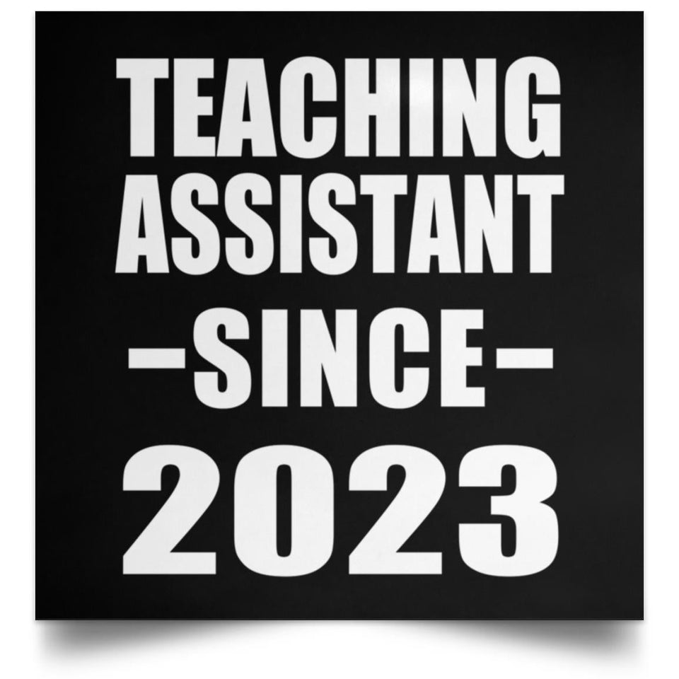 Teaching Assistant Since 2023 - Poster Square