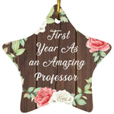 First Year As An Amazing Professor - Star Ornament A