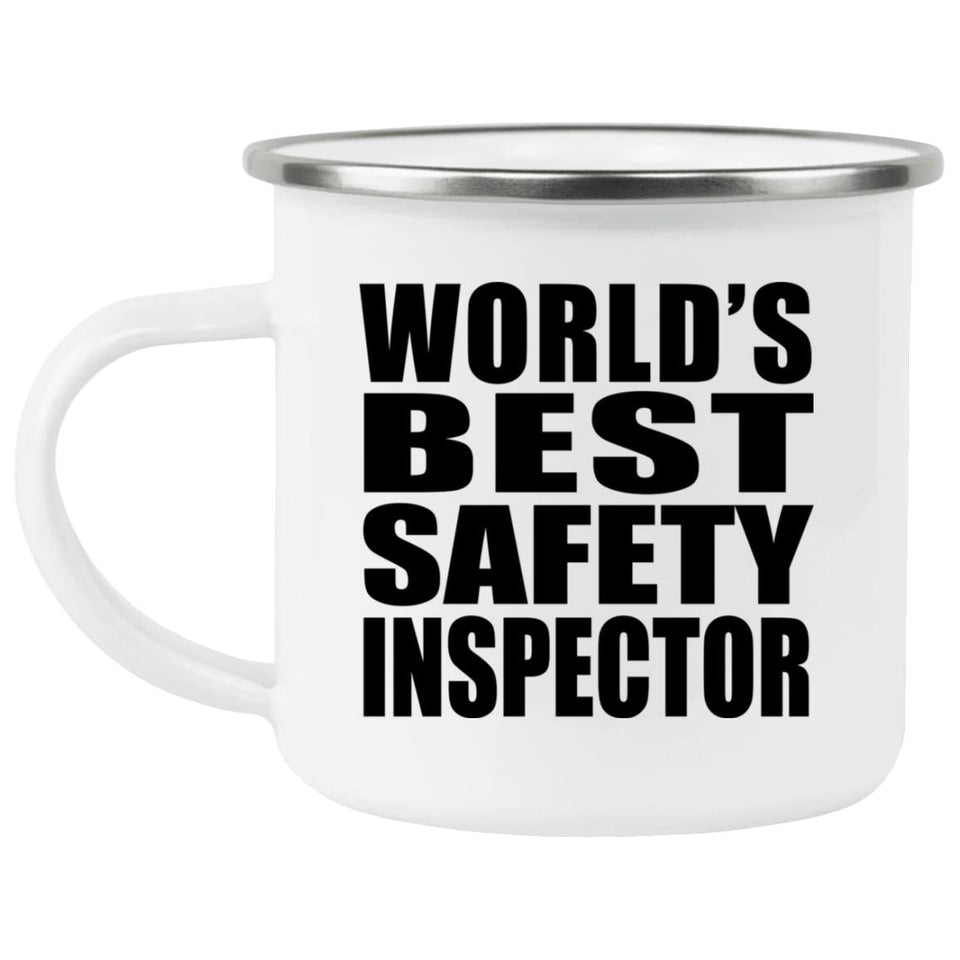 World's Best Safety Inspector - 12oz Camping Mug