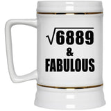 83rd Birthday Square Root of 6889 & Fabulous - Beer Stein