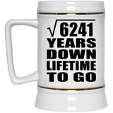 79th Anniversary Square Root of 6241 Years Lifetime To Go - Beer Stein