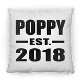Poppy Established EST. 2018 - Throw Pillow