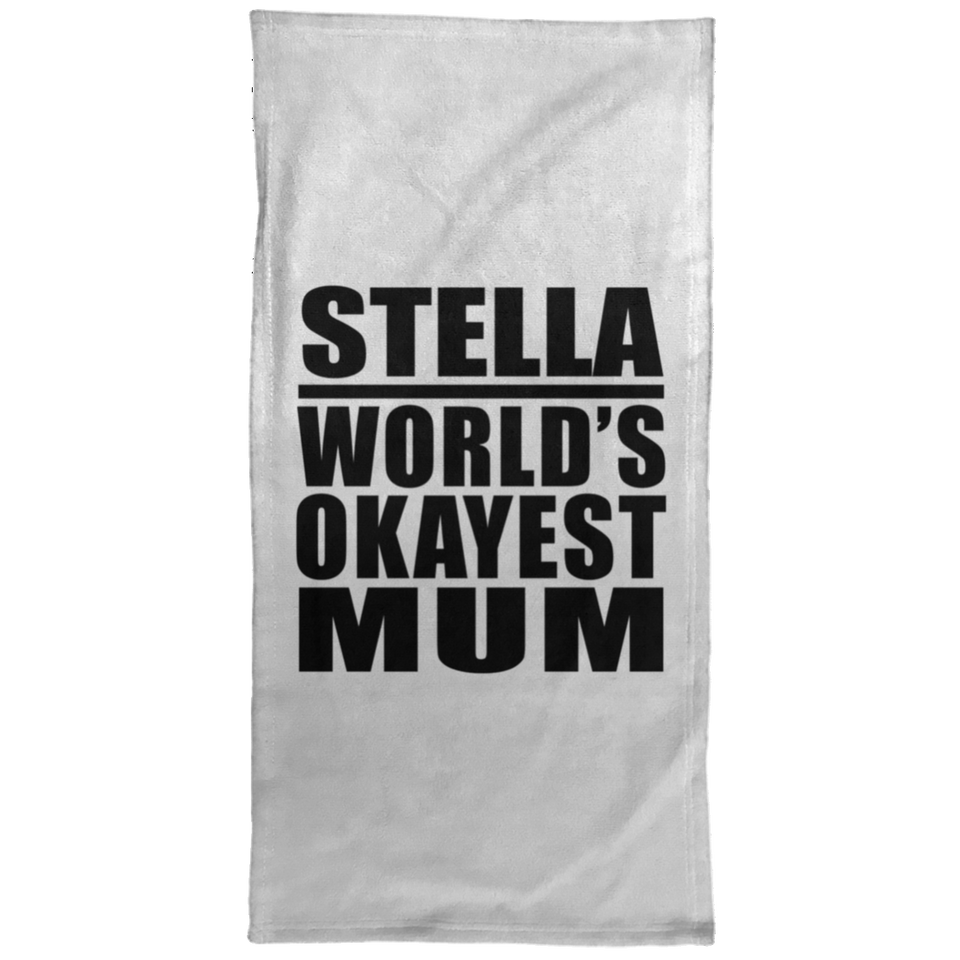 Stella World's Okayest Mum - Hand Towel