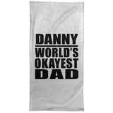 Danny World's Okayest Dad - Hand Towel