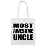 Most Awesome Uncle - Tote Bag White