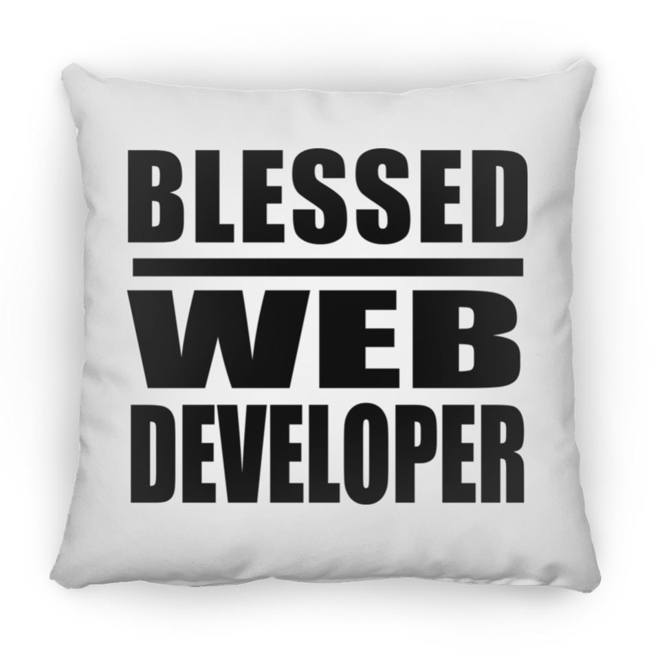 Blessed Web Developer - Throw Pillow