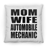 Mom Wife Automobile Mechanic - Throw Pillow