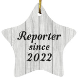 Reporter Since 2022 - Star Ornament F