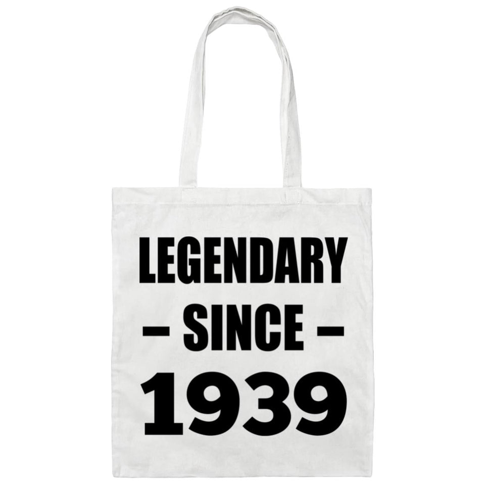 85th Birthday Legendary Since 1939 - Tote Bag White