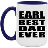 Earl Best Dad Ever - 15oz Accent Mug Purple