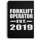 Forklift Operator Established EST. 2019 - Canvas Portrait