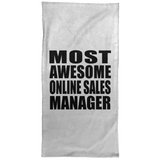 Most Awesome Online Sales Manager - Hand Towel