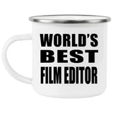 World's Best Film Editor - 12oz Camping Mug