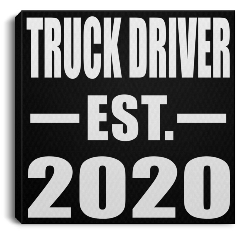 Truck Driver Established EST. 2020 - Canvas Square