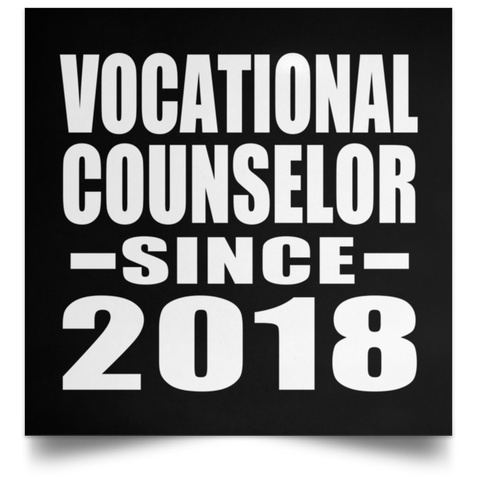 Vocational Counselor Since 2018 - Poster Square
