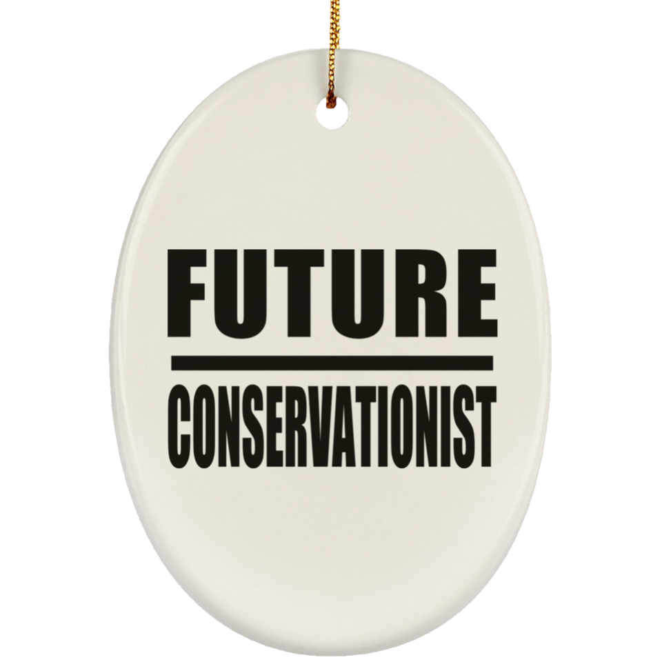 Future Conservationist - Oval Ornament
