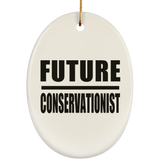 Future Conservationist - Oval Ornament