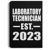 Laboratory Technician Established EST. 2023 - Canvas Portrait