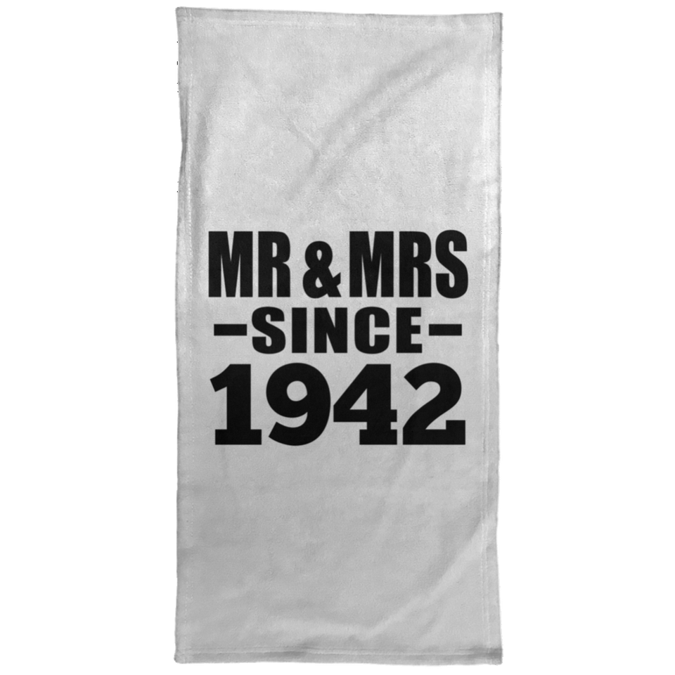 82nd Anniversary Mr & Mrs Since 1942 - Hand Towel