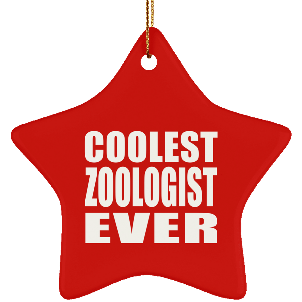 Coolest Zoologist Ever - Star Ornament