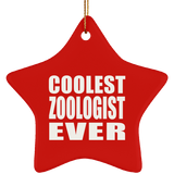 Coolest Zoologist Ever - Star Ornament