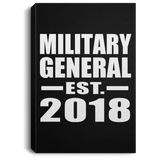 Military General Established EST. 2018 - Canvas Portrait