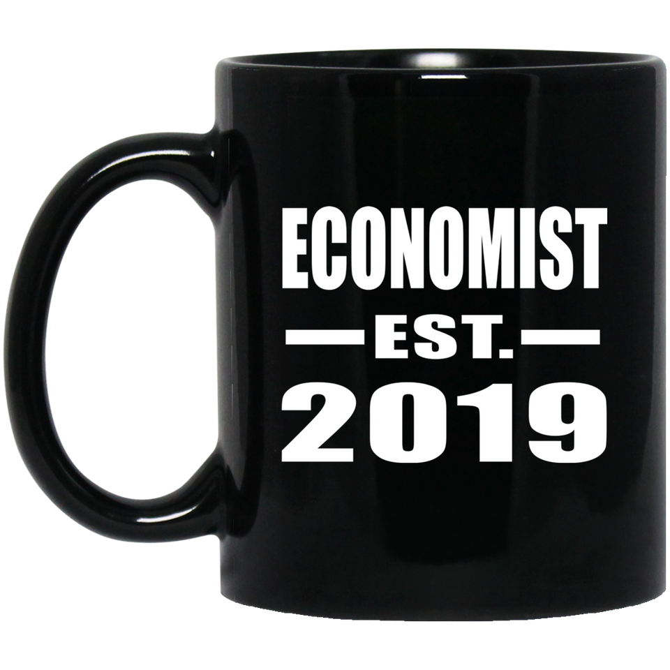 Economist Established EST. 2019 - 11oz Coffee Mug Black