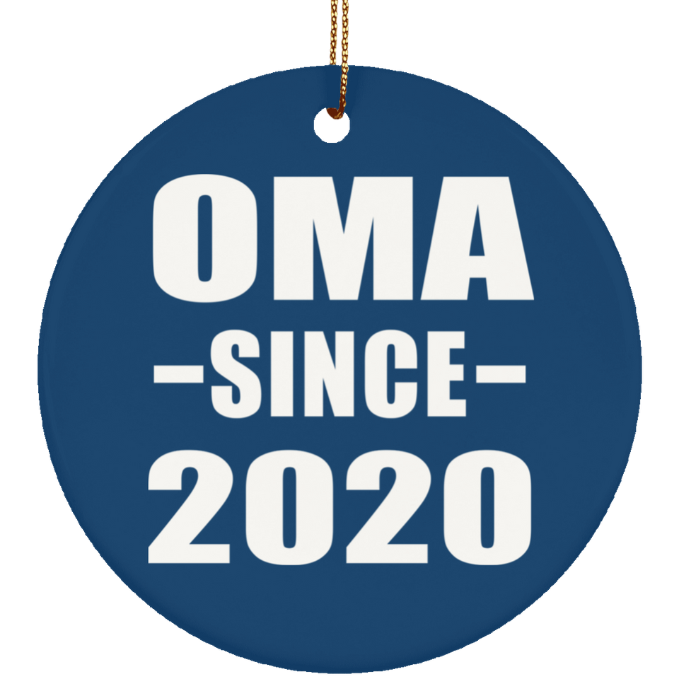 Oma Since 2020 - Circle Ornament