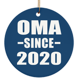Oma Since 2020 - Circle Ornament