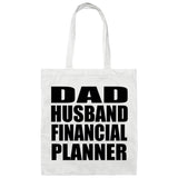 Dad Husband Financial Planner - Tote Bag White