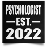 Psychologist Established EST. 2022 - Poster Square