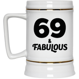 69th Birthday 69 & Fabulous - Beer Stein