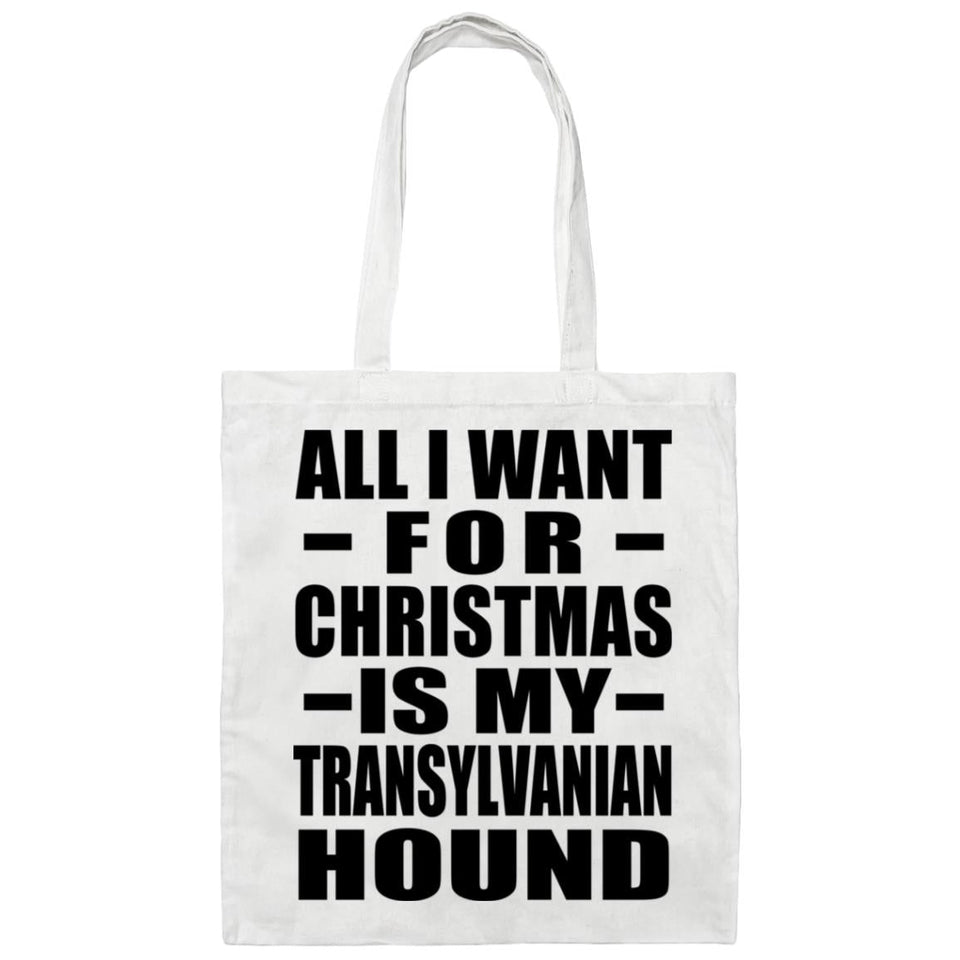 All I Want For Christmas Is My Transylvanian Hound - Tote Bag White