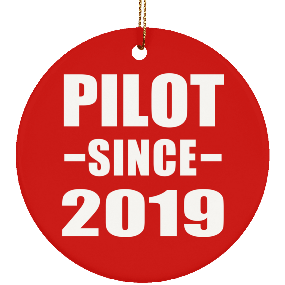 Pilot Since 2019 - Circle Ornament