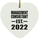 Management Consultant Established EST. 2022 - Heart Ornament