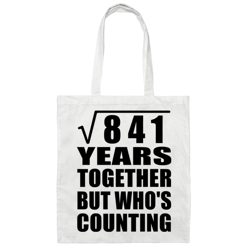 29th Anniversary Square Root of 841 Years Who's Counting - Tote Bag White