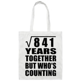 29th Anniversary Square Root of 841 Years Who's Counting - Tote Bag White